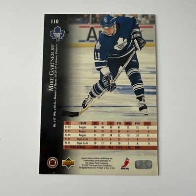 1995 Upper Deck Hockey #110 Mike Gartner Electric Ice