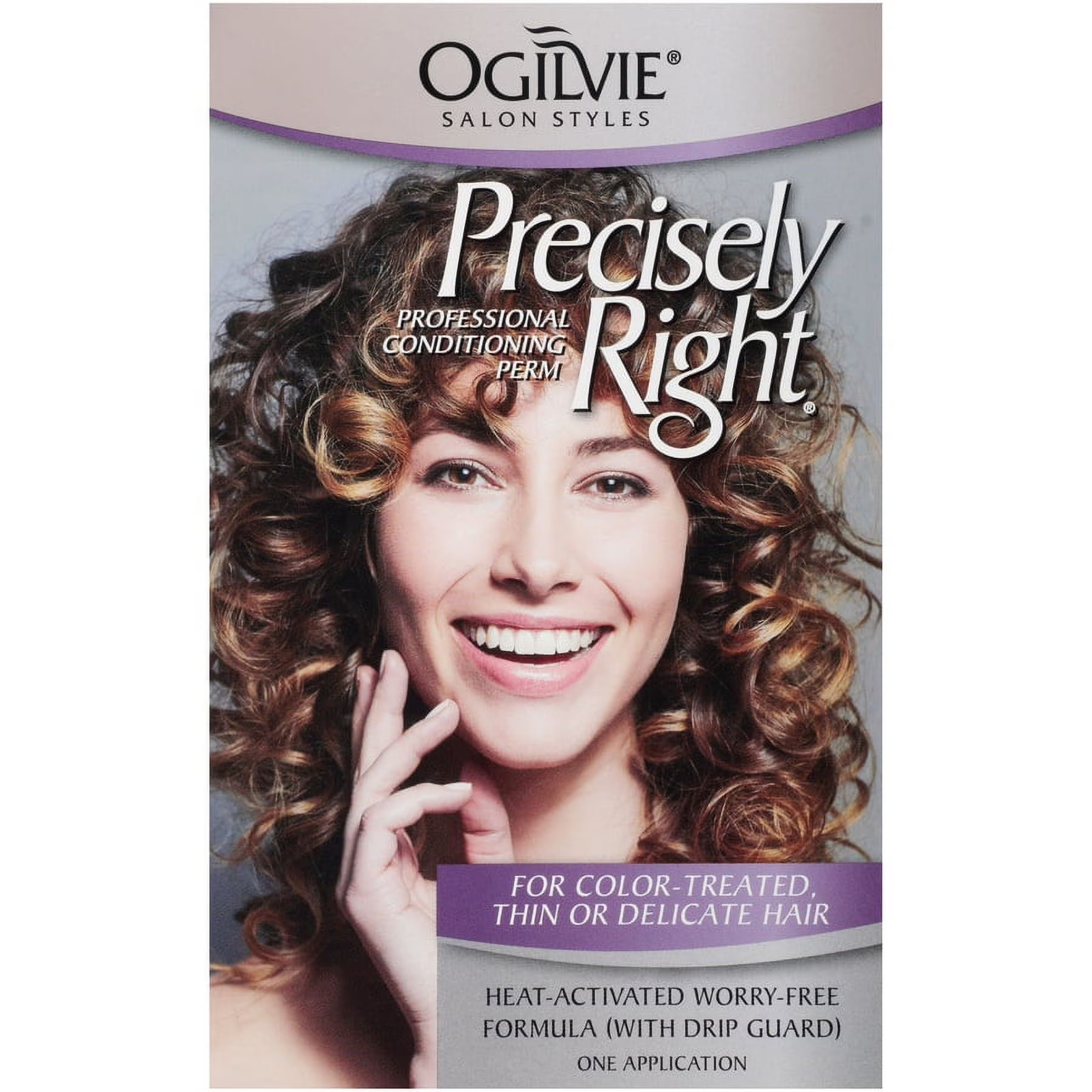 Ogilvie Precisely Right Perm Color-Treated, Thin or Delicate Hair 1 Kit (6Pack)