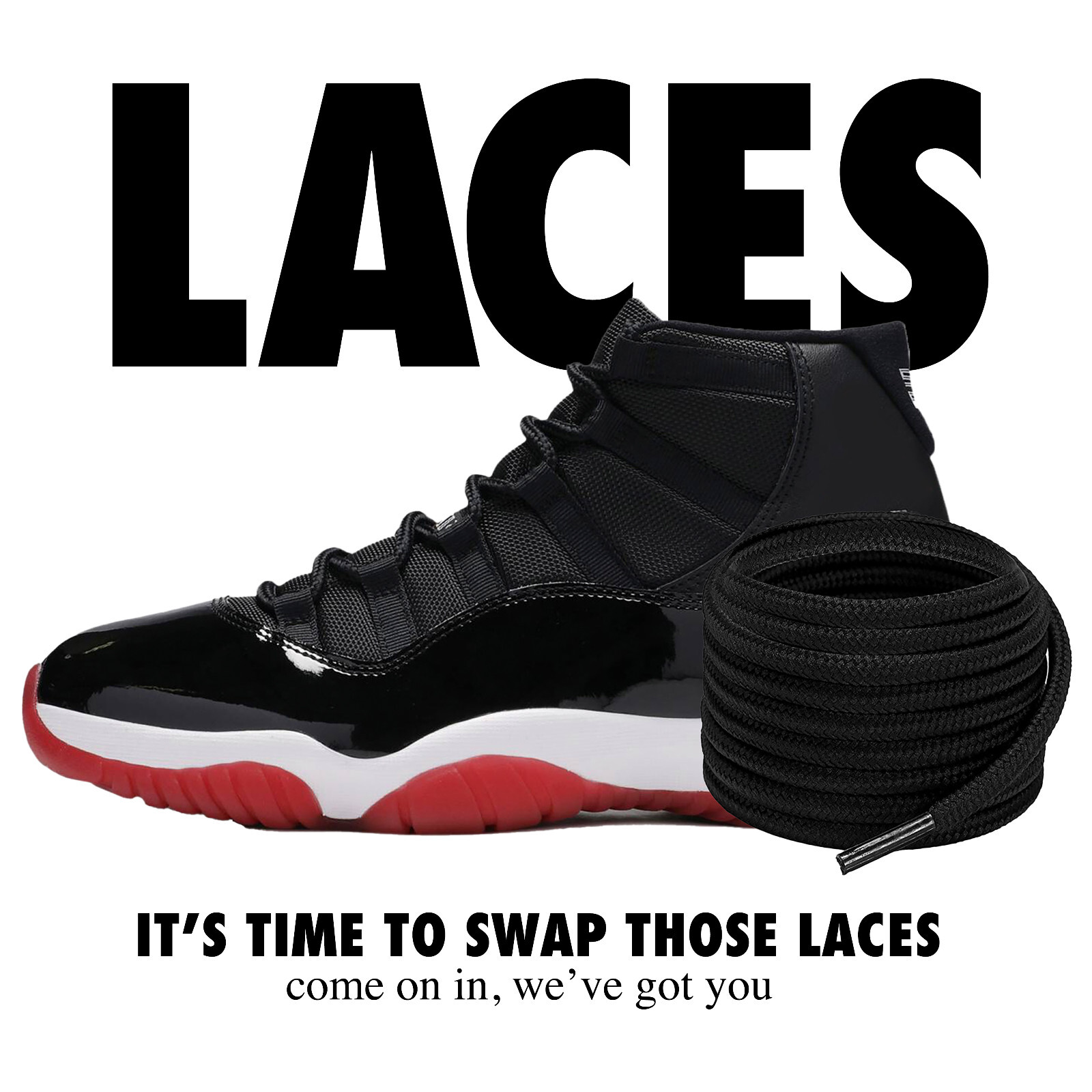 air jordan 11 replacement laces