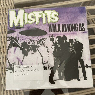 MISFITS  Walk Among Us  BRAND NEW Vinyl Lp 1988 Reissue On Colored Vinyl MINT!