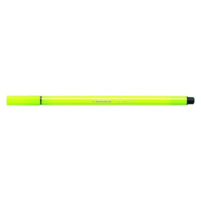 Stabilo Pen 68, 1 Piece of Felt tip, Middle tip 024 neongelb/68