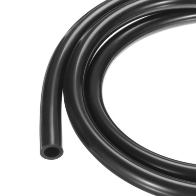 1m 9.5mm IDx14.3mm OD Silicone Tubing Black Industrial Tube Silicone Hose