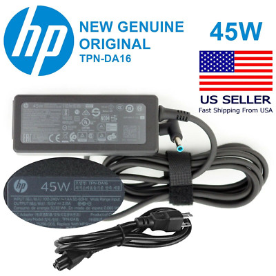 NEW Genuine HP Charger 45w AC DC Adapter TPN-DA16 TPN-LA15 TPN-CA14 19.5V 2.31A