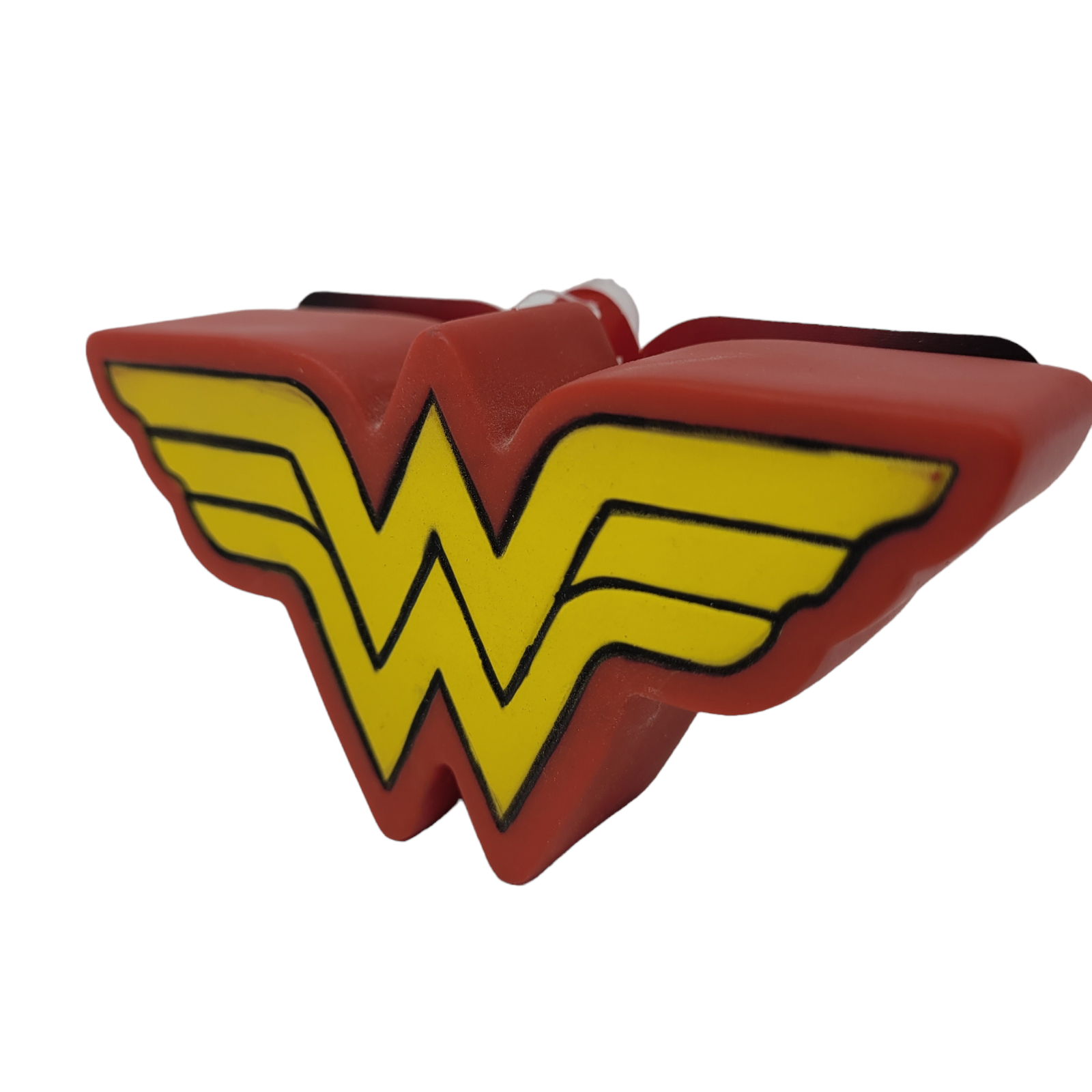 Wondar Woman DC Comics Logo Vinyl Rubber Squeaker Dog Toy New Warner Bros