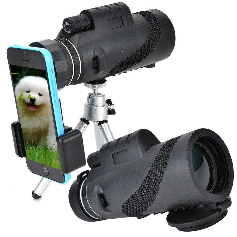 40X60 HD Monokular Fernglas Fokus Optik Zoom Objektiv Outdoor Fernrohr Teleskop