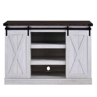 Table With Sliding Barn Doors (for Parts)