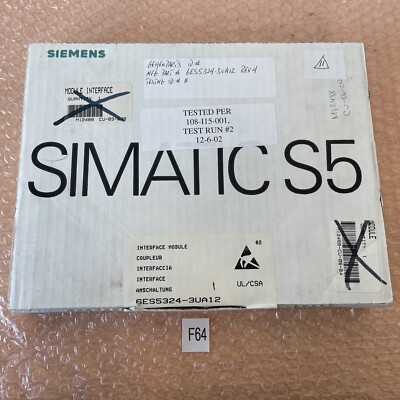 NEW OPEN BOX- Siemens Simatic S5 6ES5324-3UA12 Interface Module || Fast Shipped!