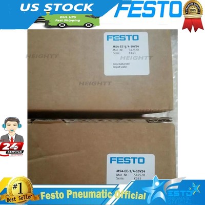 New MS4-EE-1/4-10V24 Festo 542578 On/off valve Fast Shipping