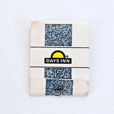 Days Inn Hotel Vintage Advertising Matchbook - Unstruck