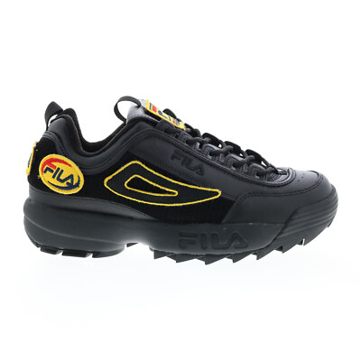 

Fila Disruptor II Patches 1FM00413-001 Мужские черные кроссовки Lifestyle Обувь, Черный, Fila Disruptor II Patches