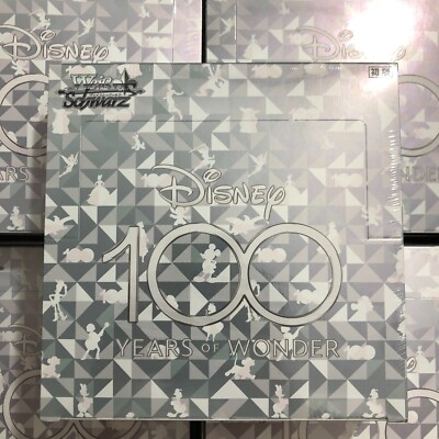 Disney100 Celebration Trading Card Weiss Schwarz Booster Box Sealed Unopened