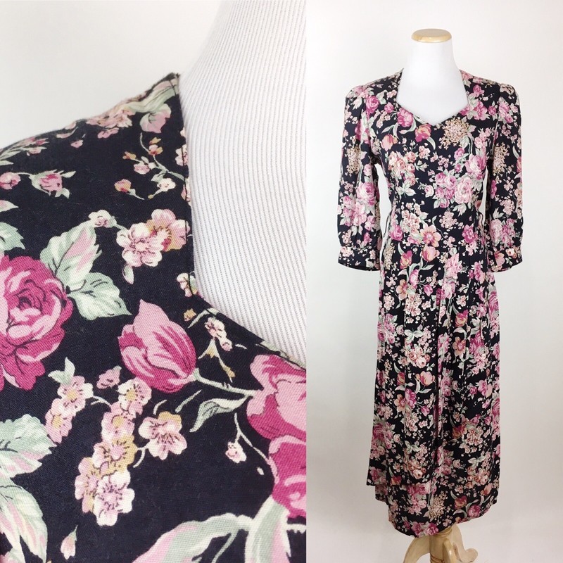 lanz floral dress