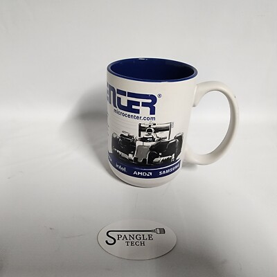 Micro Center The Computer Department Store Coffee Cup/Mug White -Indianapolis