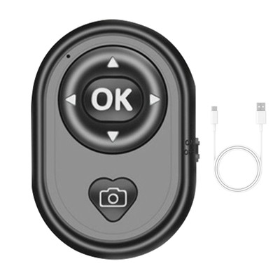 Wireless Bluetooth Camera Shutter Phone Page Turning Controller Video E-books  