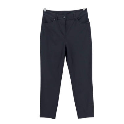 LULULEMON City Sleek 5-Pocket 7/8 Length Pant Black EUC Warpstreme Size 6