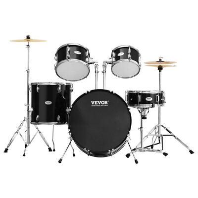 VEVOR Adult Drum Set 5-Piece 22 in Complete Full Size Drum Kit with Throne Stand