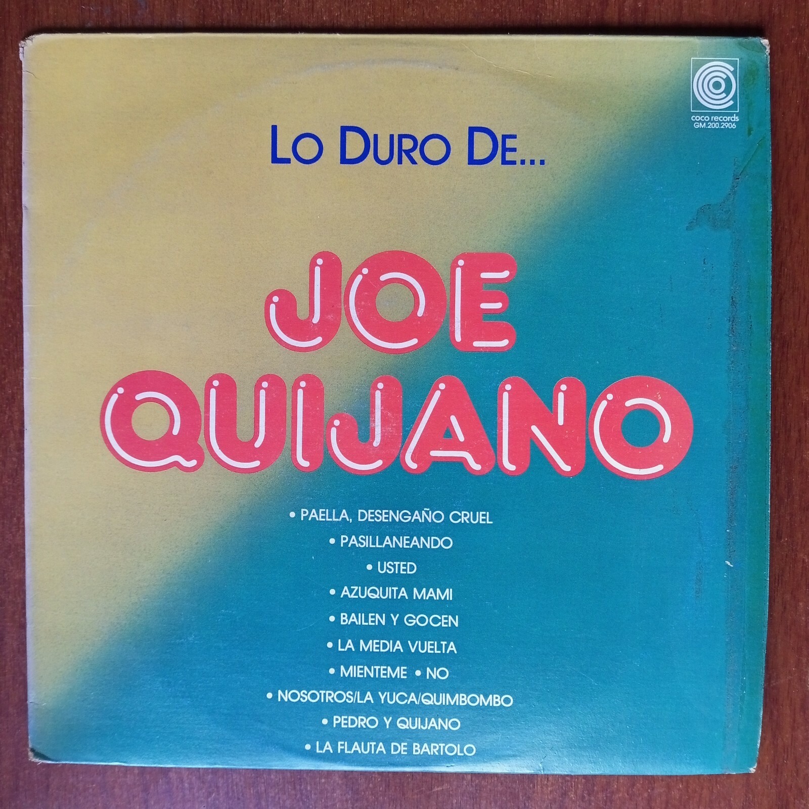 USオリジナルLP Joe Quijano 1962年作 ラテン・マンボ・レア盤｜レコード 