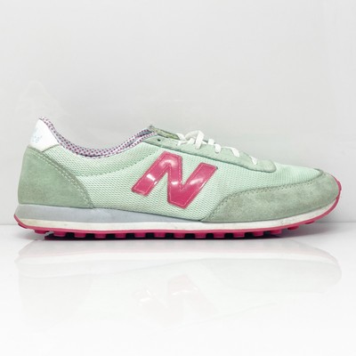 

New Balance Womens 410 WL410PKB Зеленая повседневная обувь Кроссовки Размер 9 B, Зеленый, 410