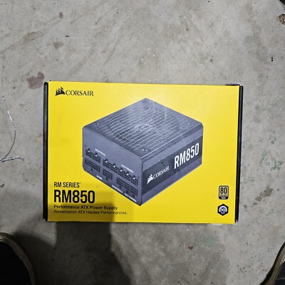 Corsair RM850 850W 80 PLUS Gold Certified Fully Modular Power Play PSU Open Box 
