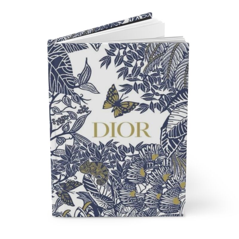 Dior Aesthetic Personalized Journal Luxury Notebook Hard Cover Dairy Novelty