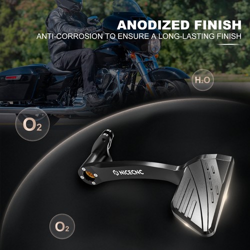 CNC Rear Brake Lever Pedal Kit For Harley Street Glide FLHX Special FLHXS 14-23