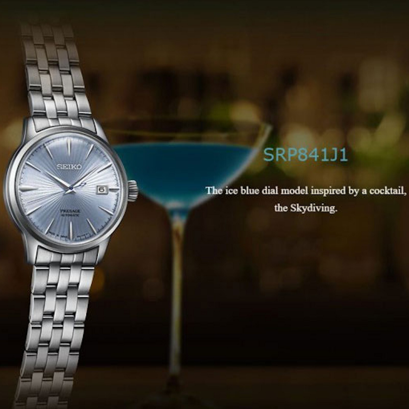 Pre-owned Seiko Presage Srp841j1 Cocktail Time Automatic Japan Made Women's Watch Warranty