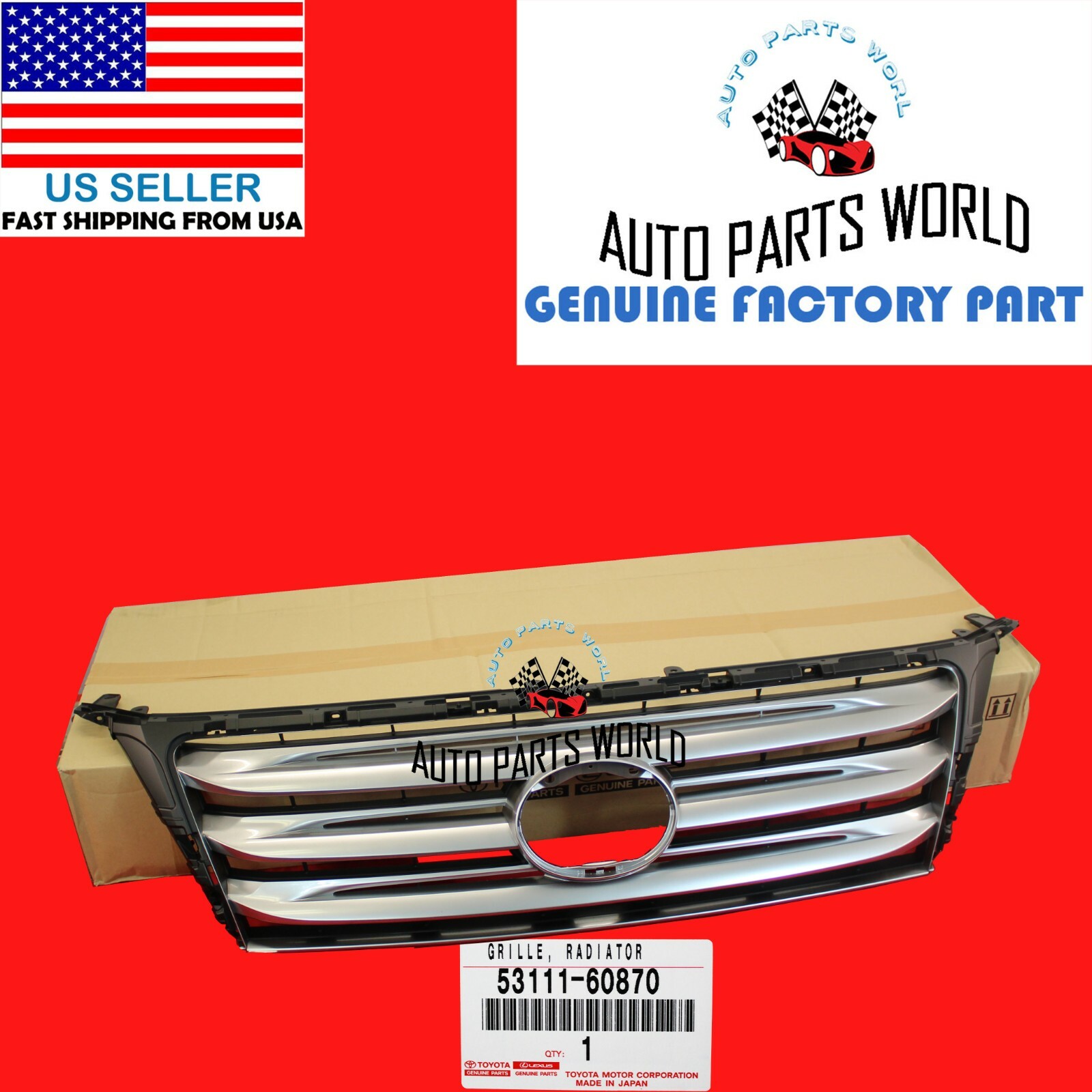 RX ラジエーターガーニッシュ 53141-48160-C0 RX ラジエーターガーニッシュ 53141-48160-C0（GENUINE OEM