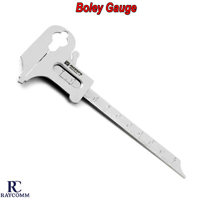  Dental Boley Gauge Caliper Vernier Measuring Orthodontic Lab Instruments CE