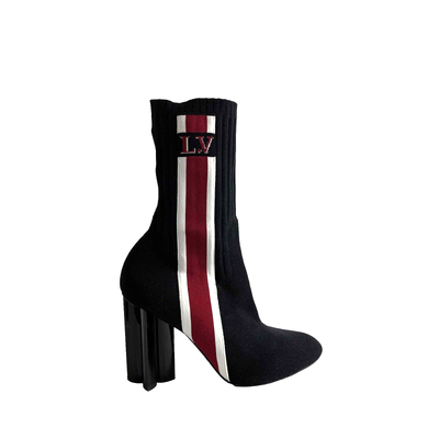 Louis vuitton black ankle boots sale