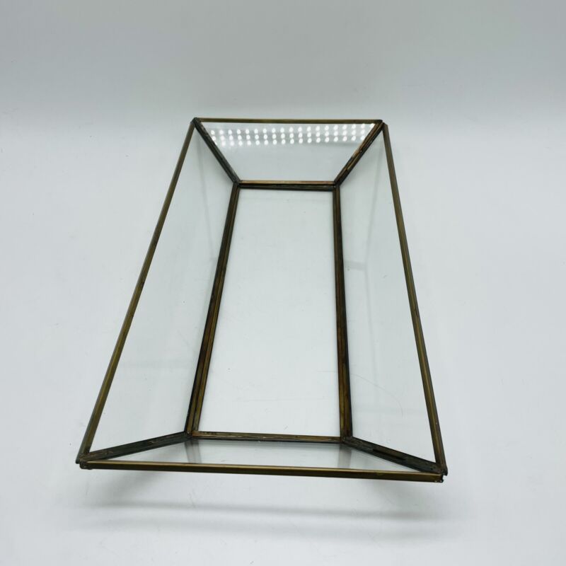 12” x 6” Glass Decorative Tray