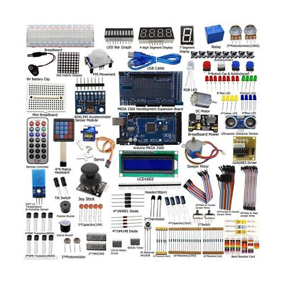 Complete Ultimate STEM Electronic Projects Starter Kit for Arduino with Mega2...