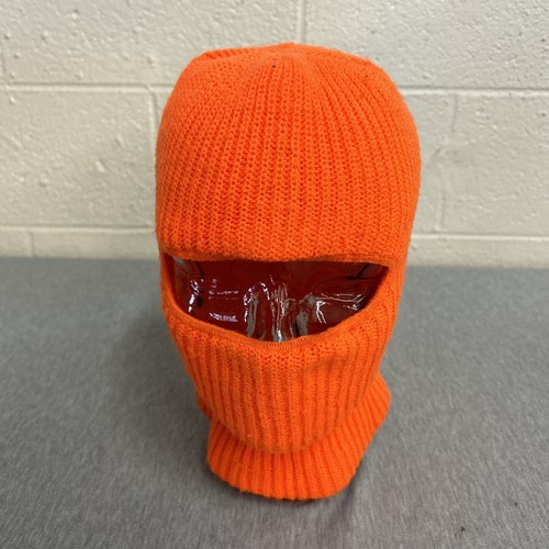 VTG Ski Mask Orange Shiesty Winter Beanie Toque Hat | eBay