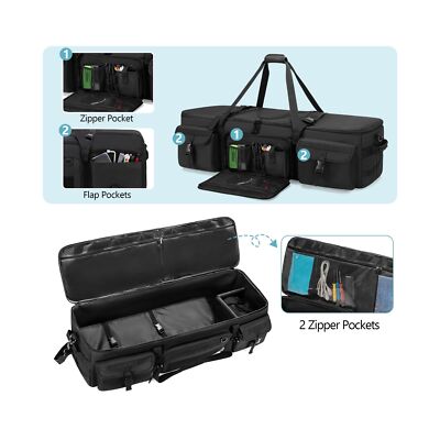 HODRANT Large Telescope Carrying Case, Soft Pad Telescope Travel Bag Compatib...