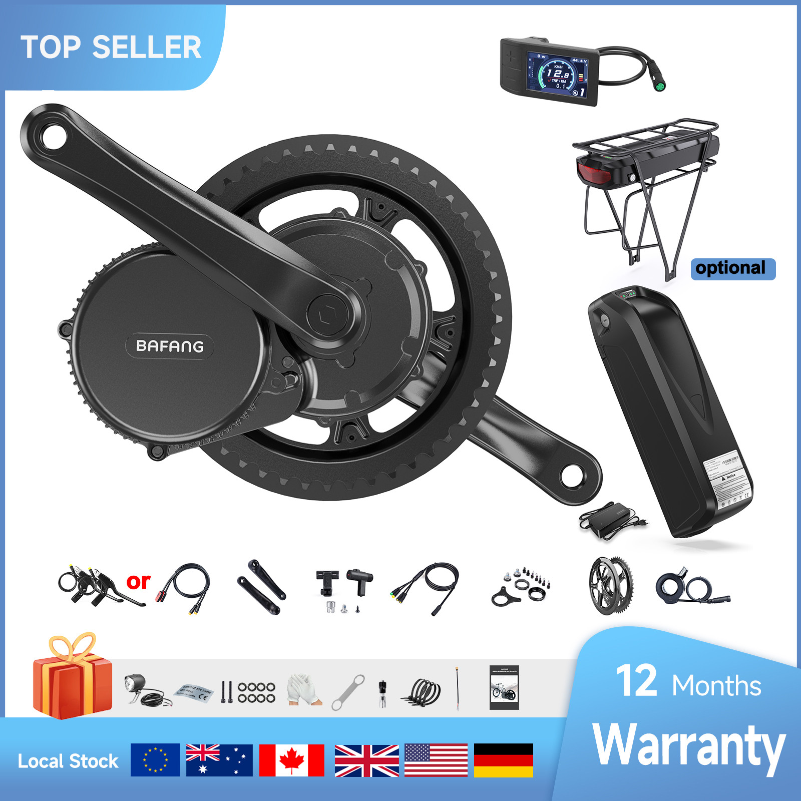 Bbs02b Mid-drive Motor Conversion Kit Diy Ebike