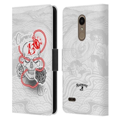 OFFICIAL ALCHEMY GOTHIC SKULL LEATHER BOOK WALLET CASE COVER FOR LG PHONES 1