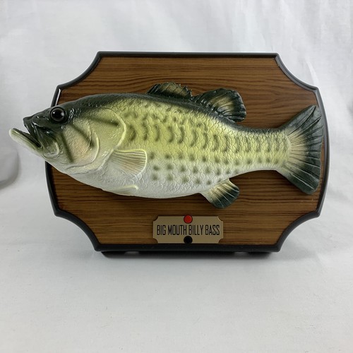 Gemmy Big Mouth Billy Bass Singing Fish VIDEO 1998 NO AC CORD