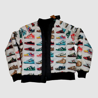 Nike SB Orange Label ISO Dunk Reversible Bomber Jacket Men s Large BNWT