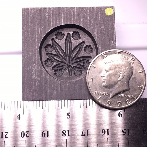 1 ozt “Pot Leaves” Graphite Ingot Mold. Casting Melting Refining. Canvasman34