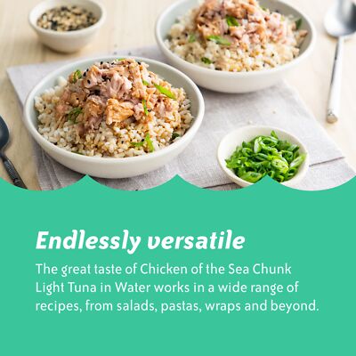 	Chicken of the Sea Chunk Light Tuna in Water 5 oz. Can Pack of 10	