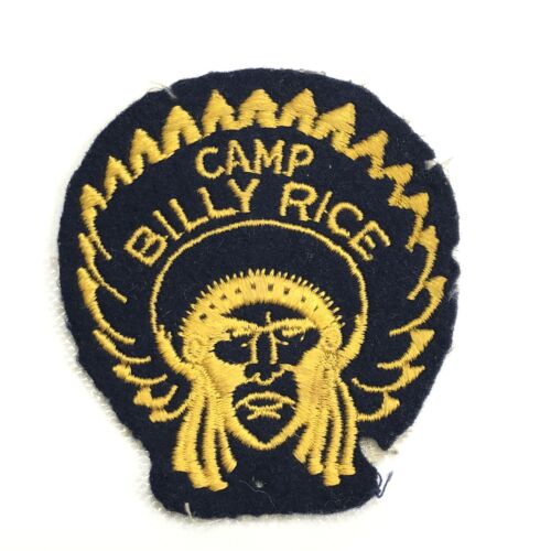 Boy Scout Camp Billy Rice FELT Ore-Ida Council BSA 3x3.25
