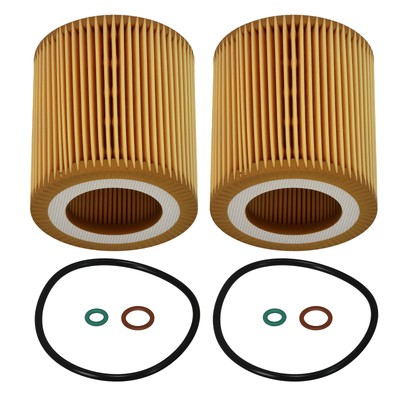 Oil Filter Set for BMW M Performance Models 2011-2016 11427566327 2Pack