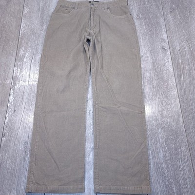 Vintage Billabong Corduroy Pants Mens 32x30 Tan Khaki Straight Leg Surfer Skater