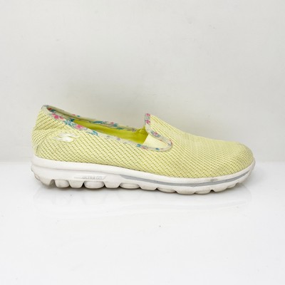 

Skechers Womens Go Walk 124174 Желтые повседневные кроссовки, размер 8,5, Желтый, Go Walk
