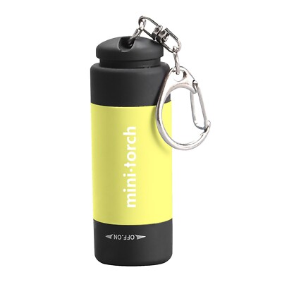 Mini-Torch 0.3W 25Lum USB Rechargeable LED Torch Lamp Flashlight Keychain