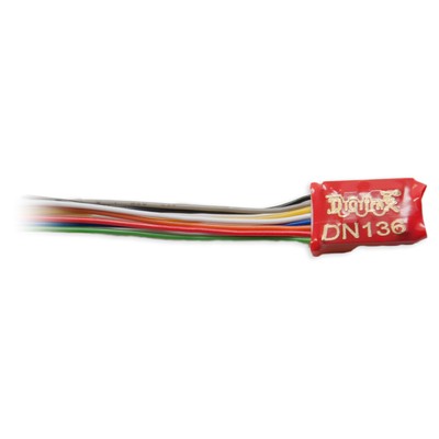 Digitrax Inc. N DCC Decoder Series 6Economy Wired 3-Function1A DGTDN136D Power