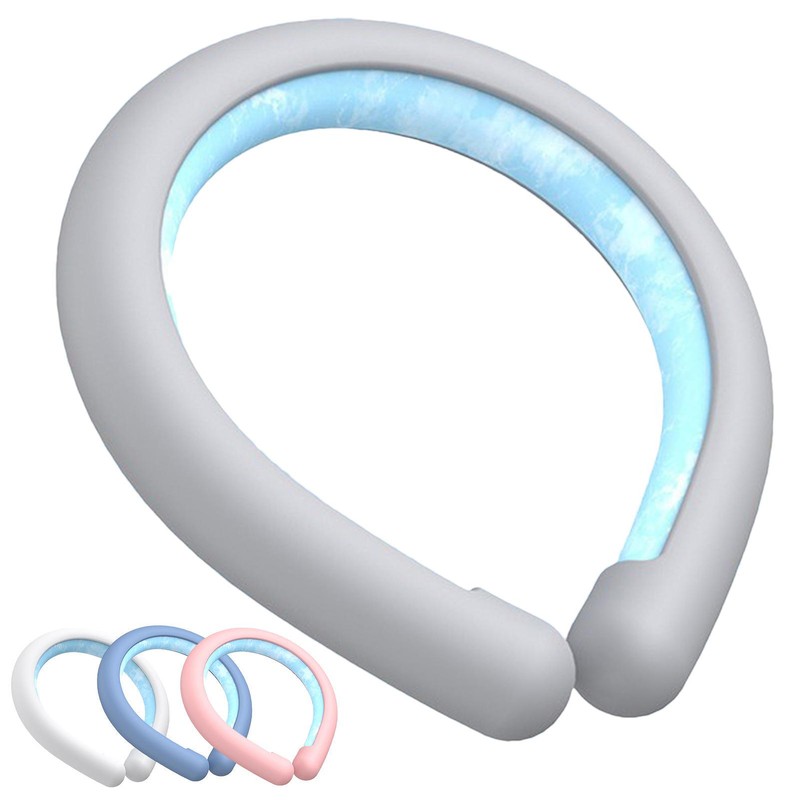 Tube Wearable Cooling Neck Wraps Hands Free Cold Gel Ice Pack