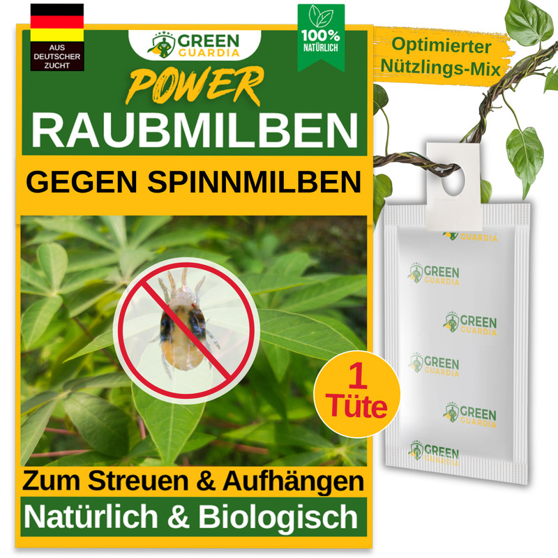 Power Raubmilben gegen Spinnmilben, 1 bis 50 Tüten,Zimmerpflanzen & Cannabis,Bio