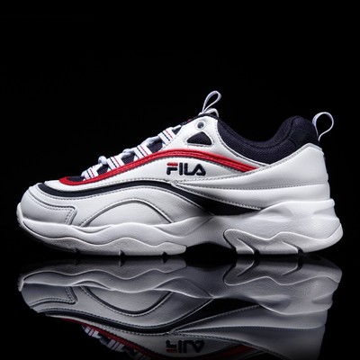 FILA 2018 RAY WHITE/NAVY/RED FS1SIA3065X UNISEX SHOES US SZ 4-11 DISRUPTOR II