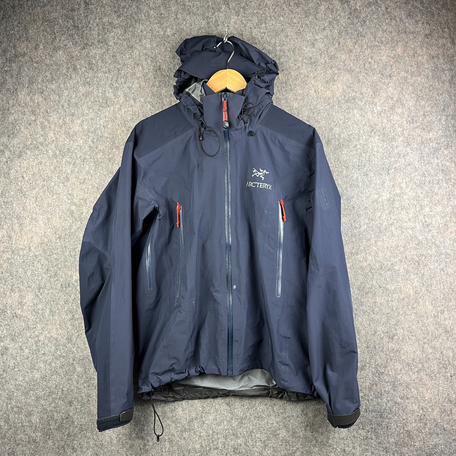 Arc’teryx beta AR jacket PACLITE NAVY Arc'teryx Beta GORE-TEX Waterproof Jacket Black Sapphire Blue