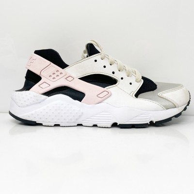 Кроссовки для бега Nike Boys Air Huarache Run 654275-115 белые, размер 4Y